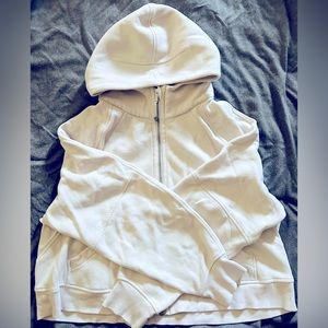 Lululemon scuba oversized full zip hoodie -white opal XL/XXL